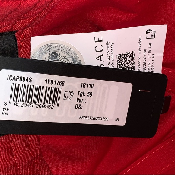 AUTHENTIC VERSACE BASEBALL HAT CAP SIZE 59 ADJUSTABLE - Picture 8 of 11